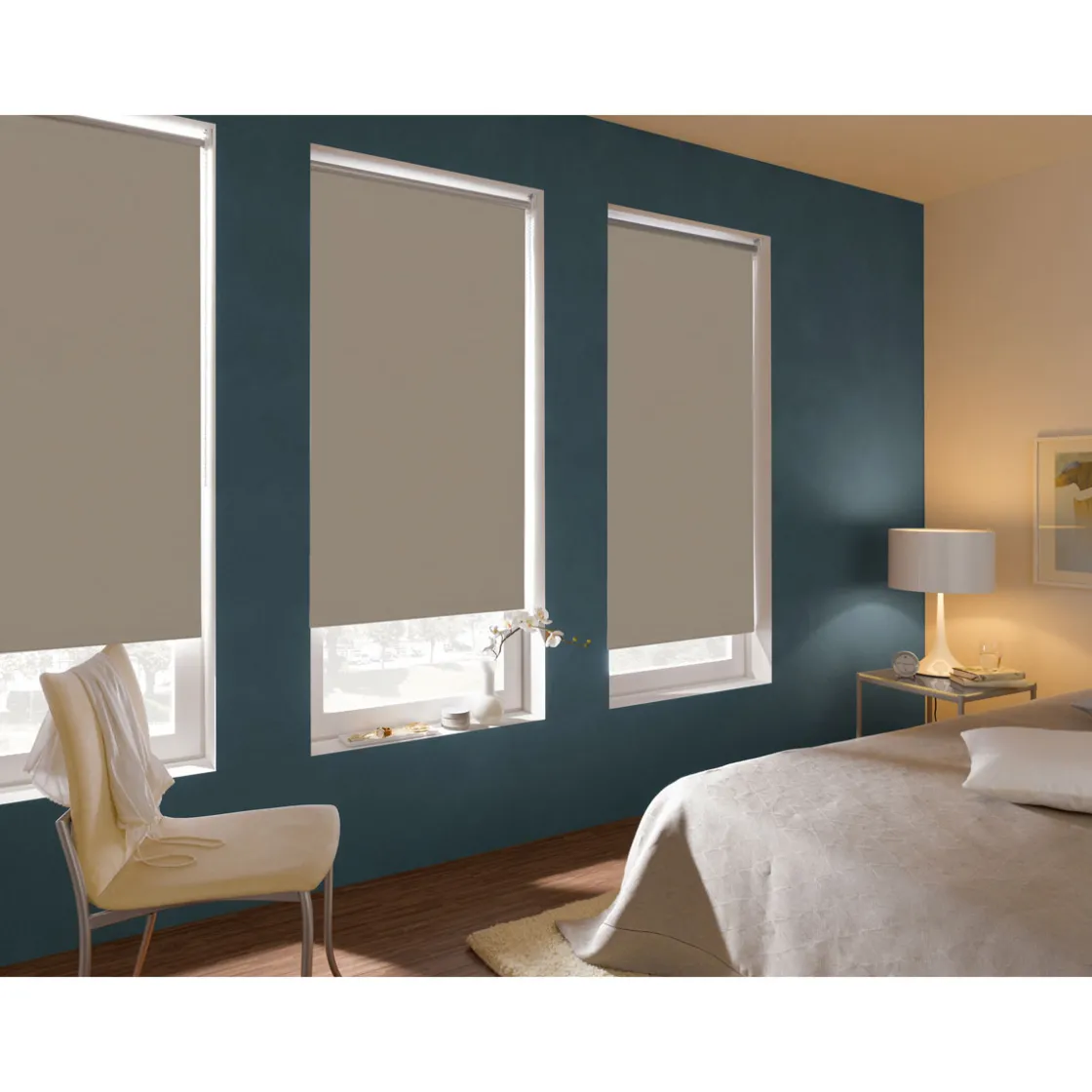 Thermo-Rollo taupe 102x160 cm ^ Gardinia Outlet
