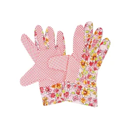 Gartenhandschuh Damen geblümt mit Noppen Größe 8 ^ Best