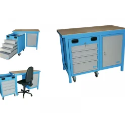 Werkbank 1200 SLT Multi Blau ^ Güde Hot