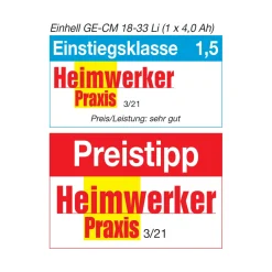GE-CM 18/33 Li Set Akku-Rasenmaeher u.Trimmer ^ Einhell Outlet