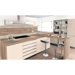 Küchenarbeitsplatte windeiche beige ^ Getaelements New