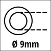 Gewebeschlauch DM 9mm, 15 m ^ Einhell