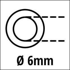 Gewebeschlauch 6 mm/10 m ^ Einhell Best