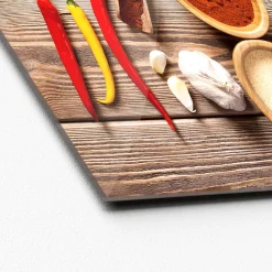 Glas-Art Herbage In Bowl III 20 x 20 Glasbild ^ Pro-Art New