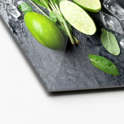 Glas-Art Limon und Ice Cube 30 x 30 Glasbild ^ Pro-Art Sale