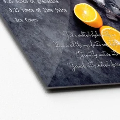 Glas-Art Orange 20 x 20 Glasbild ^ Pro-Art Discount
