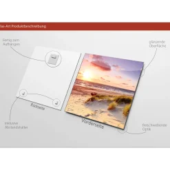 Glas-Art Sea Harmony 20 x 20 Glasbild ^ Pro-Art Outlet