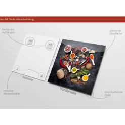 Glas-Art Spicery II 50 x 50 Glasbild ^ Pro-Art Outlet