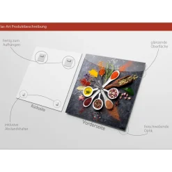 Glas-Art Spicery I 50 x 50 Glasbild ^ Pro-Art Hot