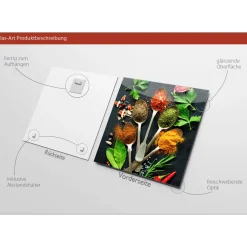Glas-Art Vintage Herbage II 30 x 30 Glasbild ^ Pro-Art Clearance