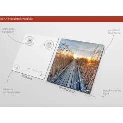 Glas-Art Way To The Sun 50 x 50 Glasbild ^ Pro-Art Clearance