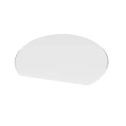 Glasbodenplatte, Stärke 8mm, 120x105cm, Kreisabschnitt ^ Valo Discount