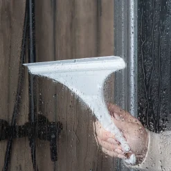 Glaswischer zum problemlosen Abwischender Dusche und anderer glatten Flächen ^ Schulte Outlet