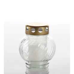 Grablampe IGLESIA_C aus Glas mit Brenner ^ Discount