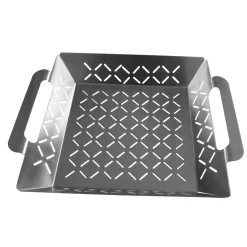 Grillkorb groß 35 x 29,5 x 6,5 cm ^ Steuber Clearance