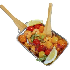 Grillpfännchen 2er Set 19,5 x 12,6 x 2 cm ^ Steuber New