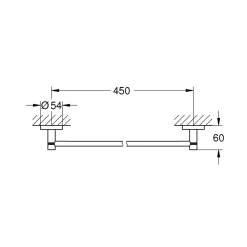 Badetuchhalter Essentials Metall cm ^ Grohe