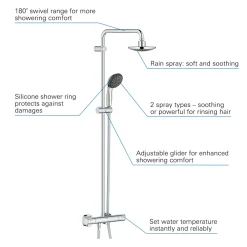 Überkopfbrause-Set Vitalio ^ Grohe Clearance