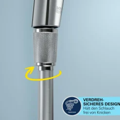 Brauseschlauch „VitalioFlex Comfort“, chrom, 1,75 m ^ Grohe Sale