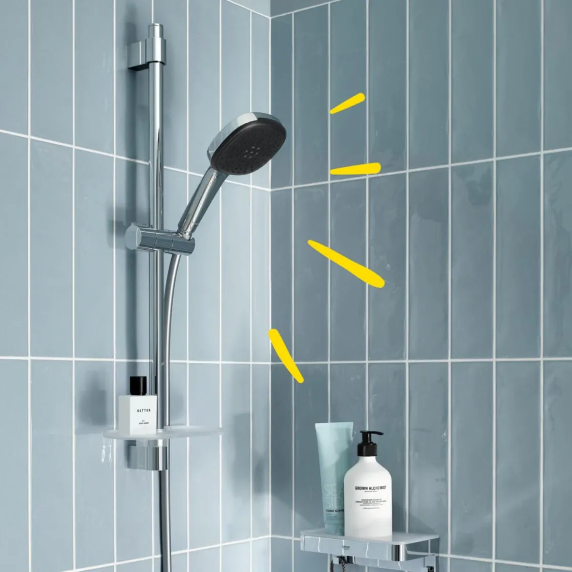 Brausestangenset Vitalio Comfort 110 3 Strahlarten (Rain, Jet, Massage) ^ Grohe Sale