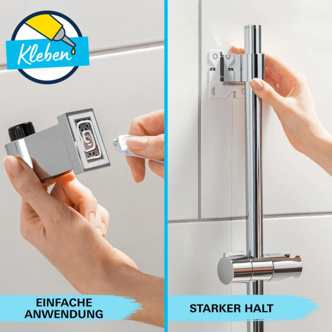 Brausestangenset Vitalio Comfort 110 3 Strahlarten (Rain, Jet, Massage) ^ Grohe Sale