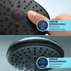 Brausestangenset Vitalio Comfort 110 2 Strahlarten (Rain, Jet) ^ Grohe Hot