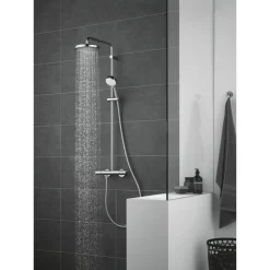 Duschsystem Tempesta Cosmopolitan 210 mit Thermostatbatterie ^ Grohe Discount