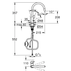 Einhand-Spültischbatterie StartEdge 1/2