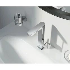 Halter mit Glas Essentials silber 10,6 x 9,9 cm ^ Grohe Online