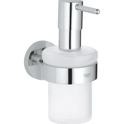 Halter mit Seifenspender Essentials Durchmesser 7,2 x 12,6 cm ^ Grohe Best