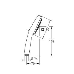 Handbrause Vitalio Comfort 110 2 Strahlarten ^ Grohe Clearance