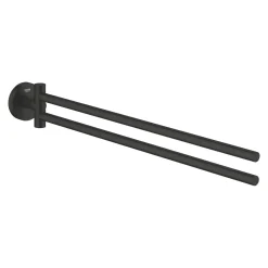 Handtuchhalter doppelt matt schwarz ^ Grohe Clearance