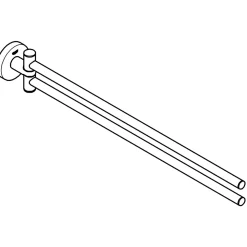 Handtuchhalter Essentials silber 43,9 x 6,1 cm ^ Grohe Discount