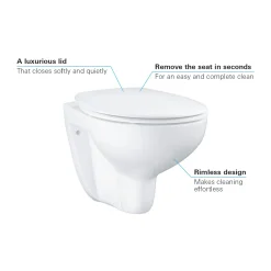 Tiefspül-WC Bau Keramik Set ^ Grohe Best
