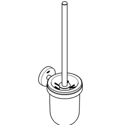 Toilettenbürstengarnitur Essentials 12,1 x 39,8 cm ^ Grohe Discount