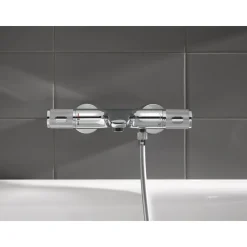 Wannenbatterie Precision Feel chrom 31,3 cm ^ Grohe Online