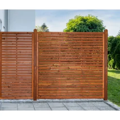 Grundelement Zaunserie Lund 180 x 180 cm ^ Sale