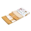 Geschirrtücher 100% Baumwolle 4er Pack 50x70cm senf ^ Gözze Discount