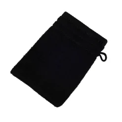 Waschhandschuh Berlin 17 x 24 cm schwarz ^ Gözze Discount