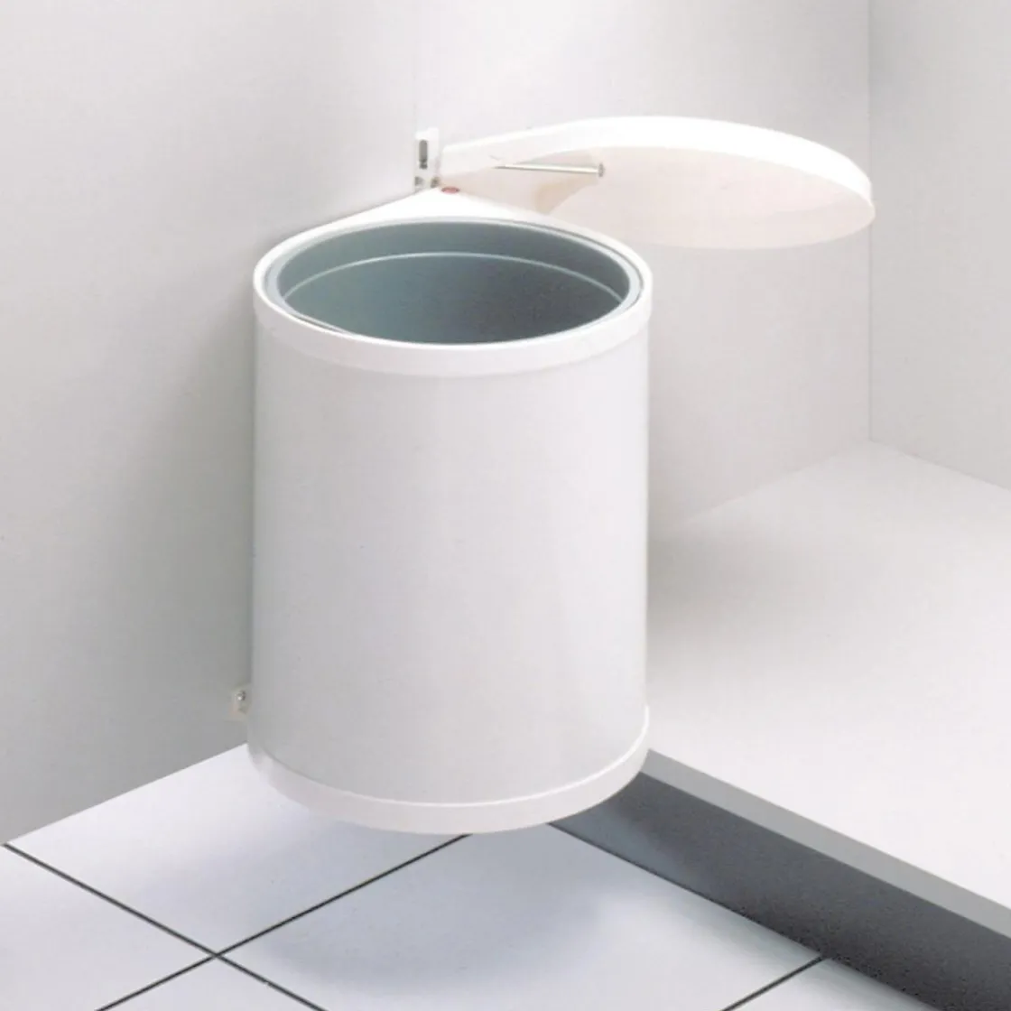 Mülleimer Compact Box M 15 L weiß ^ Hailo Sale