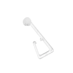 Haken f. Stoffoese m. Rol+Gl.transp 10er ^ Gardinia Online