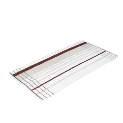 Handtuch Berlin Streifen 50 x 100 taupe/ schokolade ^ Hot