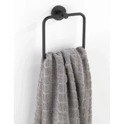 Handtuchring, Bosio Black, Estahl, matt ^ Wenko Discount