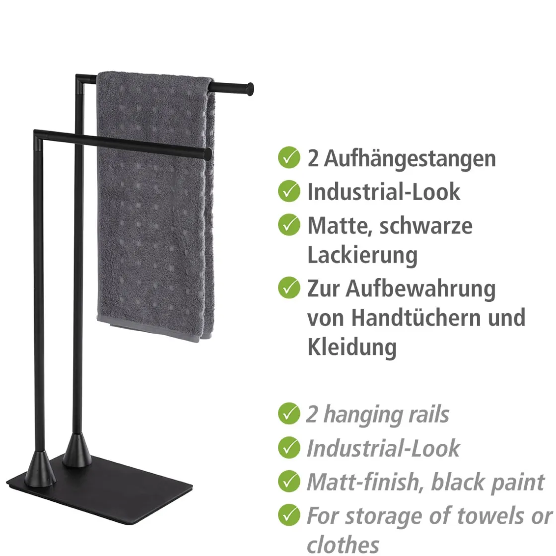 Handtuch-und Kleider staender Hella ^ Wenko Discount