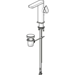 Waschtischarmatur „Stela Eco“ Chrom ^ Hansa