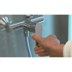 Duscharmatur Focus 70, chrominkl. S-Anschluessen&Rosetten ^ Hansgrohe Outlet