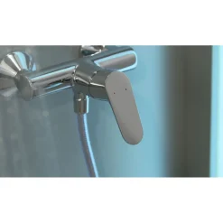 Duscharmatur Focus 70, chrominkl. S-Anschluessen&Rosetten ^ Hansgrohe Outlet