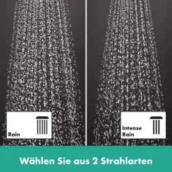 Duschsystem Vernis Shape mit Thermostat chrom ^ Hansgrohe Best