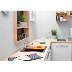 Einhebel-Küchenmischer 100 Focus M42 mit CoolStart ^ Hansgrohe Outlet