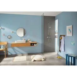 Handbrause Croma Select Echrom, Dm. 11cm, 3 Strahlarten ^ Hansgrohe Discount